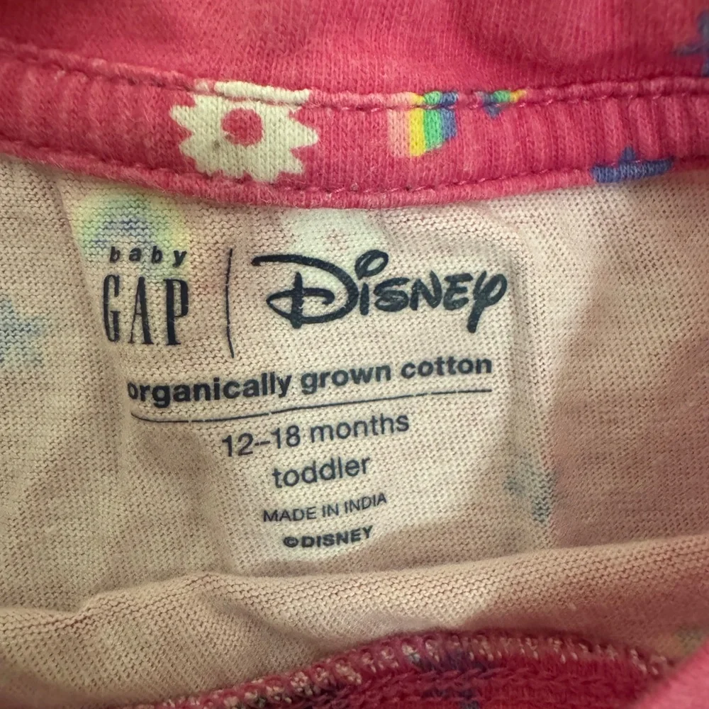 GAP Disney Organically Grown Pink Minnie Mouse Kids Shirt